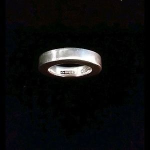 925 Sterling Silver Band (Thick) Women's 6